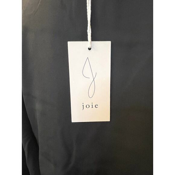 JOIE Women’s Embroidered Lace Blouse Top LS V Neck Cropped M Y2k Peasant Chic - Picture 5 of 9